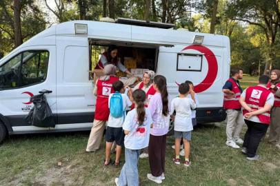 Kızılay çocukların coşkusuna ortak oldu

