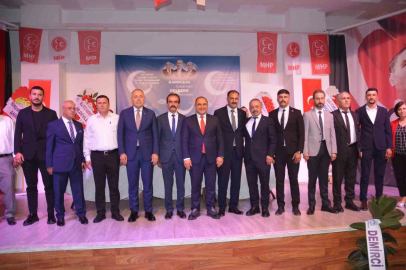 MHP Demirci İlçe Başkanlığına Veysel Çınar seçildi
