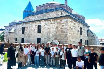 Hisarcık’ta Yaz Kur’an Kursu öğrencileri Konya’yı gezdi

