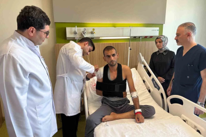 Omuzdaki kıkırdak hasarı dizden alınan sağlıklı kıkırdak ve kemik dokusuyla onarıldı
