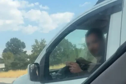 Eskişehir’de trafikteki kavga kamerada
