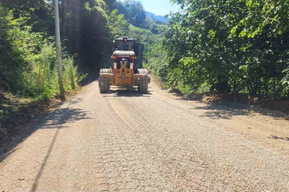 Düzce’de köylerde alt yapı çalışmaları sürüyor
