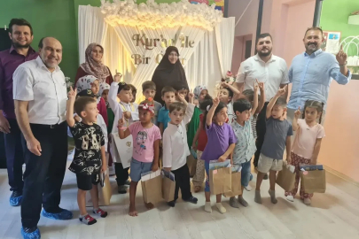 Söke’de minik öğrencilerin hatim sevinci
