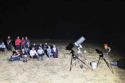 Bitlis’te uzayseverler haftayı gökyüzünü izleyerek geçirdi
