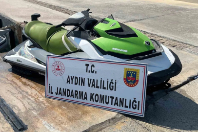 Didim’de jet ski ile düzensiz göçmen taşırken yakalandı
