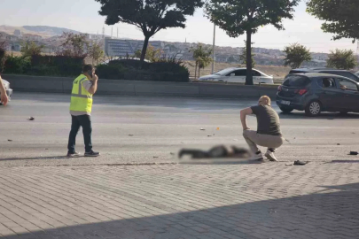 Ankara’da otomobil motosikletle çarpıştı: 2 yaralı
