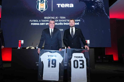 Tera Holding, Beşiktaş JK’nin futbol ve basketbol takımlarına forma sırt sponsoru oldu
