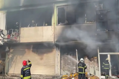 Gaziantep’te korkutan iş yeri yangını
