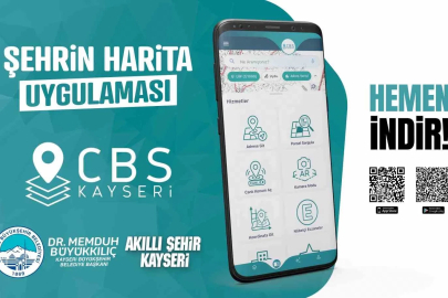 Kayseri Büyükşehir’den akıllı şehircilikte güçlü dijital hamle: CBS Kayseri Mobil Uygulaması
