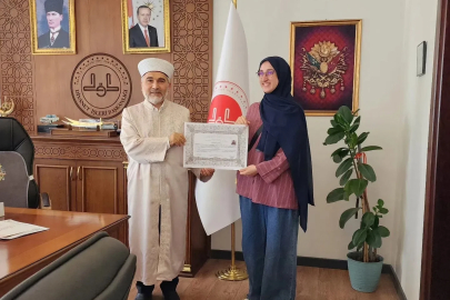 İl Müftülüğünde ihtida merasimi gerçekleştirildi
