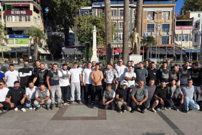 Bandırma’da kuryenin darbedildiği iddiası protesto edildi
