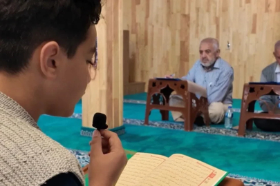 Minik yürekler Kur’an-ı Kerim’i güzel okumak için yarıştı
