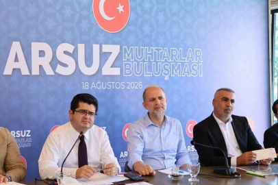 Arsuz’da muhtarlar buluşmasında mahallelerin sorunları değerlendirildi
