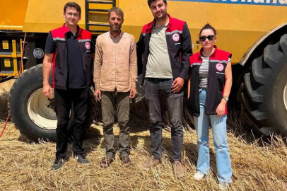 Otlukbeli’nde hasat mesaisi sürüyor
