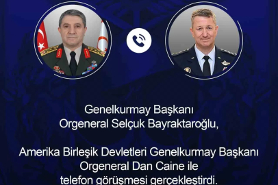 Genelkurmay Başkanı Orgeneral Bayraktaroğlu, ABD’li mevkidaşı Caine ile görüştü
