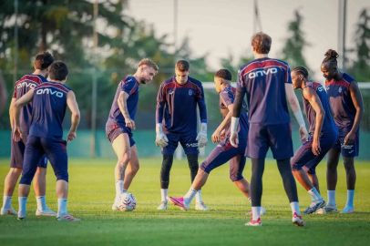 Trabzonspor, Ferencvaros maçı hazırlıklarını tamamlandı
