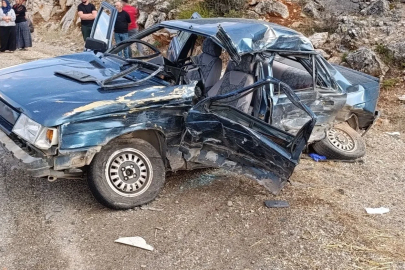 Konya’da tırla otomobil çarpıştı: 1 ölü, 3 yaralı
