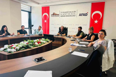 Elazığ’da afet risklerinin azaltılmasına yönelik çalışmalar ele alındı
