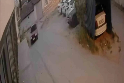 Çocukların oynadığı sokağa drift atarak girdi, hızla uzaklaştı
