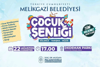 Melikgazi’de çocuk şenliği başlıyor
