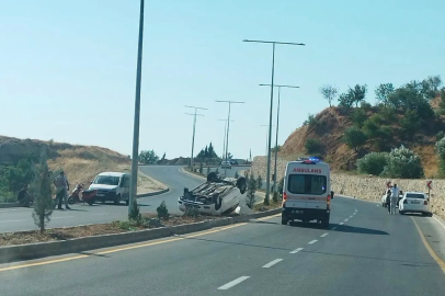 Otomobil takla attı: 1 yaralı
