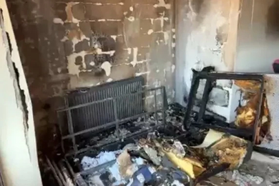 Karabük’te apartman dairesinde yangın
