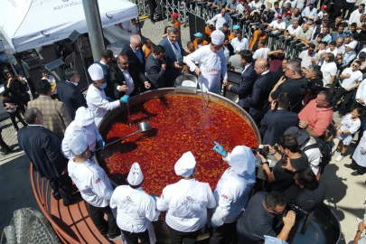 Kelkit’te kuru fasulyeyle dünya rekoru kırıldı
