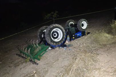 Bahçeyi sürerken traktörün altında kalan çiftçi hayatını kaybetti
