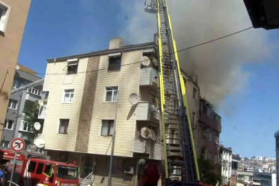 Gaziosmanpaşa’da korkutan yangın
