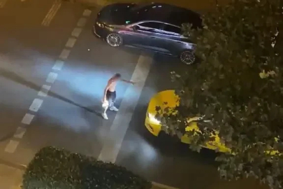 Uyuşturucu kullandığı iddia edilen şahıs evleri taşladı
