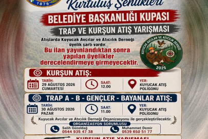 Kuyucak’ta 5 Eylül Kurtuluş Şenlikleri heyecanı atıcılık yarışmasıyla başlayacak
