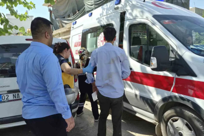 Devrilen motosikletin sürücüsü yaralandı
