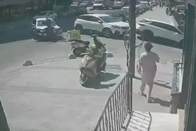 Küçükçekmece’de motosiklet ile otomobil çarpıştı: 1 kişi yaralandı
