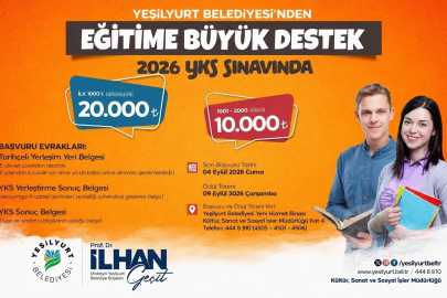 Yeşilyurt Belediyesi’nden eğitime destek
