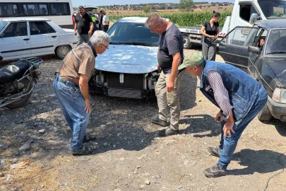 Çan’da iki otomobil çarpıştı: Sürücüler kazayı yara almadan atlattı
