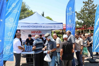 Aydın Büyükşehir Belediyesi’nden Mevlid Kandili hayrı
