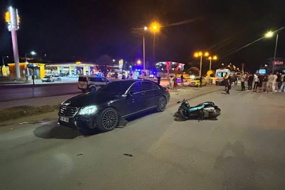 Burdur’da otomobil ile motosiklet çarpıştı: 2 yaralı
