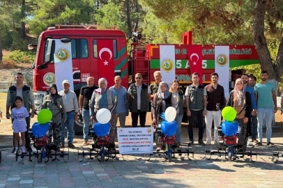 Gördes’te kadın üreticilere yüzde 100 hibeli çapa motoru desteği
