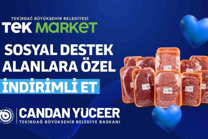 Sosyal destek alanlara özel indirimli et
