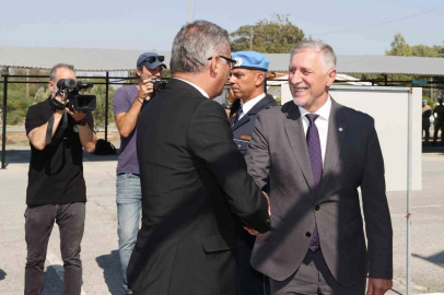 KKTC Cumhurbaşkanı Erhürman, GKRY lideri Hristodulidis bir araya geldi
