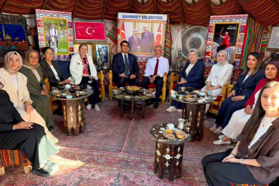 Yılmaz Şehitkamil’in otağında misafirlerini ağırladı
