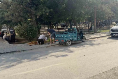 Parkta döner bıçaklı saldırı
