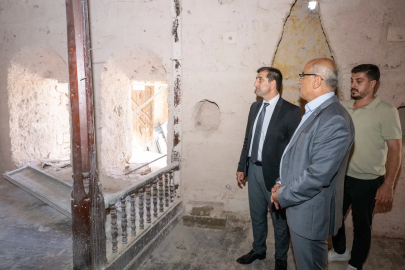 6 Şubat’ta hasar gören tarihi konak yeniden ayağa kaldırılıyor
