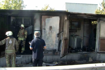Zeytinburnu’nda trafo alevlere teslim oldu
