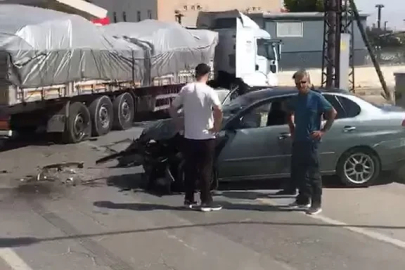 Muş’ta tır ile otomobil çarpıştı: 1 yaralı
