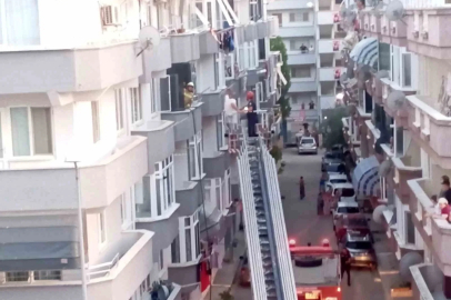Bursa’da korkutan ev yangını
