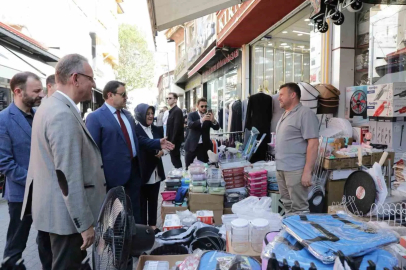 Kütahya Saman Pazarı’nda Sokak Sağlıklaştırma Projesi için inceleme
