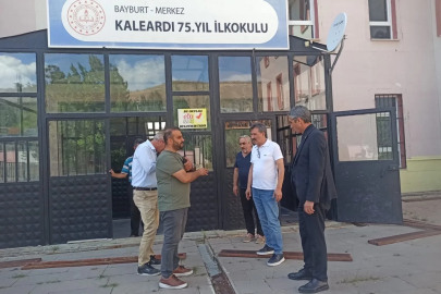 Bayburt’ta eğitim öğretim hazırlıkları tamamlanan okullarda inceleme yapıldı
