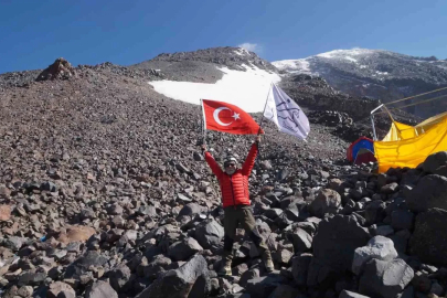 Demircili dağcıdan anlamlı tırmanış

