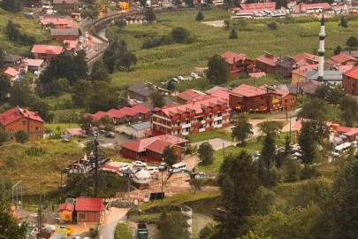 Uzungöl’de ikinci taşkın
